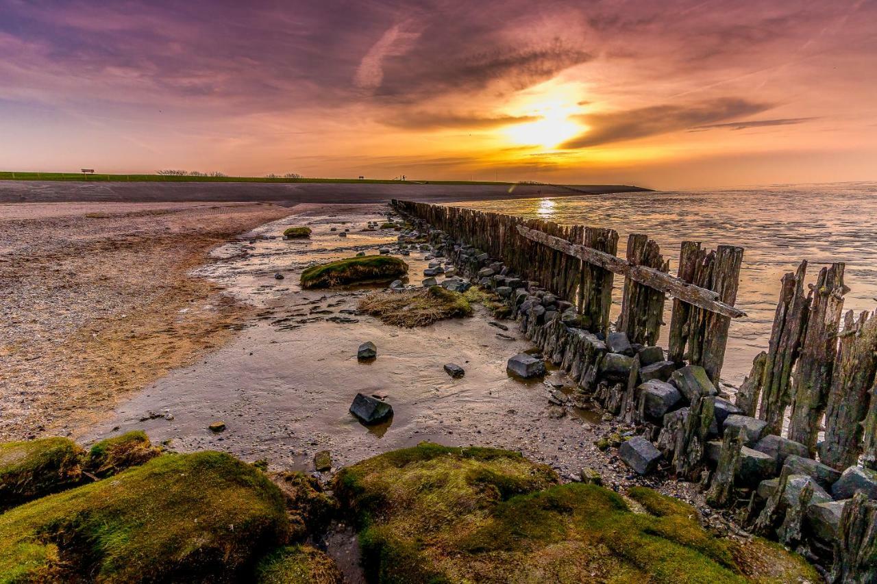 Vissershuisje Aan De Waddenzee Paesens Bagian luar foto